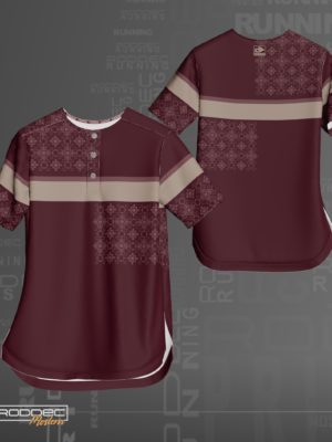 KURTA ISLAMIC PATTERN MAROON