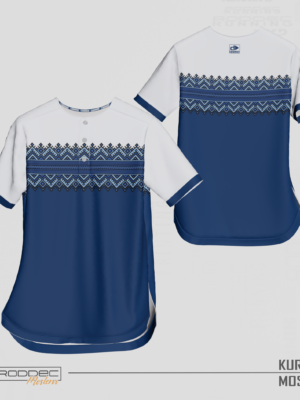 KURTA MOSLEM PATTERN BLUE